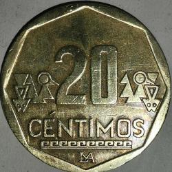 PERU 2020   20 CENTIMOS