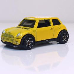Hot Wheels Sarı Mini Cooper - 2001  - Mattel 52921 1185 MJ, I, NL  Diecast Model Araba