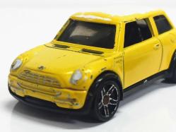 Hot Wheels Sarı Mini Cooper - 2001  - Mattel 52921 1185 MJ, I, NL  Diecast Model Araba