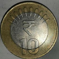 HİNDİSTAN  2012     10 RUPİ