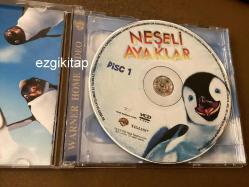neşeli ayaklar vcd  (PC'de denenmiştir/izlenmiştir)  (happy feet)
