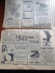 Cumhuriyet Gazetesi - 29 Ocak 1956 - aydınlık isteriz yazan Nadir Nadi Başmakale - personel kanununun son şekli açıklandı - Celal Bayar'ın dünkü tetkikleri fotoğraf - 12 buçuk milyon dolar serbest bırakıldı - Makbule Atadan'ın mirası - Kıbrıs'ta tedhişçilik yapanlar tevkif edilirken fotoğraf - Eisenhower'in özel müşaviri Clarence B. Randall dün Ankara'ya hareket etti - Eisenhower Rusya'nın 20 yıllık dostluk anlaşması teklifinin kabul edilmeyeceğini açıkladı - ithal edilen ilaçlar - murakabe yazan Hasan Ali Yücel - Rus Yugoslav atom işbirliği - Konya Hürriyet Partisi teşkilatı kuruldu - 1955-1956 Yunus Nadi mükafatı en güzel fikir yazısı - Ankara İstanbul Radyosu Programı - Beylerbeyi sarayına dair yazan Haluk Yusuf Şehsuvaroğlu - haftanın şakaları yazan Burhan Felek - Fenerbahçe dün Ankara'da Havagücünü 3-0 yendi fotoğraf - VII. Kış olimpiyatları - Beşiktaş Adalet maçı - spor sarayında dün bir yangın başlangıcı oldu - Galatasaray İzmir'de Karşıyaka'yı 8 2 yendi - olimpiyatların açılışı