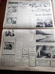 Cumhuriyet Gazetesi - 18 Mart 1955 - kabine dün tam dört saat süren bir içtima yaptı - Yalta Konferansı zabıtları neşredilince fırtına koptu - Yalta konferansında Churchill Roosevelt ve Stalin bir arada fotoğraf - Cumhuriyet Halk Partisi il Kongresi dün sabah başladı fotoğraf - Dolmabahçe vapurunda bir yaralama Hadisesi - Doktor Mükerrem Sarol Metin Toker davasında bilirkişi raporu dün belli oldu  - kaybolan saray eşyası meselesi - şeker için kuyruk fotoğraf - 18 Mart Çanakkale zaferi - işçiye grev hakkının tanınması - Hacı Kurye Yazanlar Nihal Karamağaralı ve Va Nü yazı dizisi - köylerde ziraate dair filmler gösterilecek - Audrey Hepburn'a rakip bir türk kızı  Suna Arcan - şeker işi neden aksadı yazan Burhan Felek - Ankara genç takımı İzmir'i 6-3 yendi - milli takım için Galatasaray'dan Coşkun İzmir'den Sabahattin çağrıldı - ayın fethi için son hazırlıklar ve ayda inilecek noktanın tespiti - 1954-1955 Yunus Nadi mükafatı en güzel fikir yazısı - günün resimleri - Şe Lapen