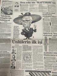 SABAH EKONOMİ GAZETESİ DOĞUM GÜNÜ HEDİYESİ - 16 EYLÜL 1992 -Borsa-Döviz-Endeks-Gösterge sabah ekonomi sizi her konuda bilgilendirir-puan durumu-yükselenler-düşenler-borsa faresi-yatırımcının borsa günlüğü-Senem Erdil-Brooker gözüyle-cebinizdeki paranın seyir defteri-bankalarda uygulanan faiz oranları-günlük fon-fonlar-şirketlerden-en çok kazandıran hisse senetleri-en çok kaybettiren hisse senetleri-Dünya ekonomi basını-osman ulaga— SSK Belediye başkanlarının evine hacze gidebilecek-kömür çıkardığı maden çökünce yer Holding yerle bir oldu-refah yok ki işçiye fah payı verelim-hulusi Çetinoğlu-hükümet neden hırçınlaşıyor-Siz 0,05 TL ödemeyin tornanız ödesin-ünlülerin ilk işi-Vehbi Koç-Sakıp Sabancı-nejat eczacıbaşı-doların sahte mi-Tansu Çiller Sümerbank‘ı parça parça satacak- Tuncer Bicioğlu-Betül Demirtaş-2.500.000 esnaf kredi borcu ertelemesi istiyor-Cem Boyner Beymen’de mega dönemi başlattı-Meral Tamer-aylardır bozuk duran ITT ler artık onarılsın-DenizBank ağlıyor-Oya berberoğlu