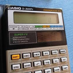 Casio Super FX 3600Pv Bilimsel Hesap Makinesi ve Kullanim Klavuzu