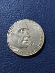 ABD 5 Cent , 2003  Lewis ve Clark Expedition'ın İki Yüzüncü Yıldönümü - Bison Amerika