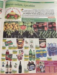 MİGROS GAZETESİ DOĞUM GÜNÜ HEDİYESİ- 14 MAYIS 2003 -Migroskop-meyve-sebze-içecekler-gıda ürünleri-temizlik-kişisel bakım-ev ürünleri-elektirkli ürünler-elektronik ürünler-Fırsat selpak solodan