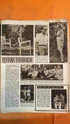 HAYAT HAFTALIK HABER MECMUA, DERGİSİ - ORTA SAYFA POSTER : 13 HAZİRAN 1958 - SAYI: 88 - DAVID NIVEN - HJORDIS NIVEN - BELINDA LEE - MIKE TODD - MARIE BLANCHARD - BARBARA HUTTON - WILLIAM DOUGLAS - JAMES DOUGLAS - PRENS MEDVANI - KONT HAUGWITZ - LANCE HUTTON - GARY GRANT - RUBRIOZA - BARON VON CRAMM - JACQUELINE FRANÇOIS - KATHERINE HEPBURN - HİKMET FERİDUN ES - KIM NOVAK - EISENHOWER - THE PHILADELPHIA STORY - AFRİKA KRALİÇESİ - CANAVAR TOHUMU - VENEDİK TATİLİ - YAĞMURCU - DESKS SAT - 80 GÜNDE DEVRİALEM - BAĞDAT PRENSİ - CEZAYİR CASUSU - KARA SU - CİNSİYET TERBİYESİ ÜZERİNE SOHBET - HOLLYWOOD - MITHATPAŞA STADYUMU - YEŞİLKÖY HAVAALANI - BELINDA LEE - PRENS FILIPPO ORSINI - CHARLES COHEN - ANOUK AIMÉE - MAURICE RONET - CORNEL LUCAS - NORMAN WISDOM - MIHRAN EBEYAN - ÇUHACIYAN - ZEYNEP - DURSUN - KEZBAN - LEBLEBİCİ HORHOR OPERETİ - SARAY SİNEMASI BALE TEMSİLİ - AFRODİT FİLMİ - J.A. RANK ŞİRKETİ - SENİ SEVMEK KADERİM - AMBER - JOSEPHINE - GELİN TACI - SABAH  -   EKSİKSİZ TAM TAKIM 48 SAYFA