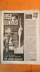HAYAT HAFTALIK HABER MECMUA, DERGİSİ - ORTA SAYFA POSTER : 13 HAZİRAN 1958 - SAYI: 88 - DAVID NIVEN - HJORDIS NIVEN - BELINDA LEE - MIKE TODD - MARIE BLANCHARD - BARBARA HUTTON - WILLIAM DOUGLAS - JAMES DOUGLAS - PRENS MEDVANI - KONT HAUGWITZ - LANCE HUTTON - GARY GRANT - RUBRIOZA - BARON VON CRAMM - JACQUELINE FRANÇOIS - KATHERINE HEPBURN - HİKMET FERİDUN ES - KIM NOVAK - EISENHOWER - THE PHILADELPHIA STORY - AFRİKA KRALİÇESİ - CANAVAR TOHUMU - VENEDİK TATİLİ - YAĞMURCU - DESKS SAT - 80 GÜNDE DEVRİALEM - BAĞDAT PRENSİ - CEZAYİR CASUSU - KARA SU - CİNSİYET TERBİYESİ ÜZERİNE SOHBET - HOLLYWOOD - MITHATPAŞA STADYUMU - YEŞİLKÖY HAVAALANI - BELINDA LEE - PRENS FILIPPO ORSINI - CHARLES COHEN - ANOUK AIMÉE - MAURICE RONET - CORNEL LUCAS - NORMAN WISDOM - MIHRAN EBEYAN - ÇUHACIYAN - ZEYNEP - DURSUN - KEZBAN - LEBLEBİCİ HORHOR OPERETİ - SARAY SİNEMASI BALE TEMSİLİ - AFRODİT FİLMİ - J.A. RANK ŞİRKETİ - SENİ SEVMEK KADERİM - AMBER - JOSEPHINE - GELİN TACI - SABAH  -   EKSİKSİZ TAM TAKIM 48 SAYFA