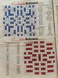 HÜRRİYET BİLBUL GAZETESİ DOĞUM GÜNÜ HEDİYESİ- 18 AĞUSTOS 2004-Hil Bull-sözcük hava-sayı bulmaca-puzzle bulmaca-energy bulmaca-zor Çengel-Çengel vurmaca-kare bulmaca-petek bulmaca-Emre Altuğ-Ece erken-arda kural-Arzu balkan-Sinan Özen-Hülya Aksular-Tan sağTürk-