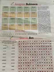 HÜRRİYET BİLBUL GAZETESİ DOĞUM GÜNÜ HEDİYESİ- 18 AĞUSTOS 2004-Hil Bull-sözcük hava-sayı bulmaca-puzzle bulmaca-energy bulmaca-zor Çengel-Çengel vurmaca-kare bulmaca-petek bulmaca-Emre Altuğ-Ece erken-arda kural-Arzu balkan-Sinan Özen-Hülya Aksular-Tan sağTürk-
