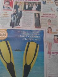 SABAH GAZETESİ DOĞUM GÜNÜ HEDİYESİ - 6 mayıs  2005-Helin Avşar - Sadıka Sabancı - Cenk Eren - Mahsun Kırmızıgül - Carlos Yarım - Deniz Akkaya - Emre Onbilek - Başak Sayan - Ayşe Özyılmazel - Gülben Ergen - Bülent Cankurt - Sinem Kobal - Ebru Gündeş - Funda Arar - Hayko Cepkin - Ayşe Hatun Önal - Mehmet Ali Erbil - Nathalie Cardone - Azra Akın - Kaan Urgancıoğlu - Savaş Dinçel - Rudkay Aziz - Mustafa Alabora - Yaman Tüzcet - Hülya Avşar - Fatih Terim - Tülin Şahin - ADANALI - ALLAH’TAN İRADEM VAR KİLO VERİYORUM - ARADIĞINIZ KİŞİYE ULAŞAMAMAK GARİP - AYDIN’DA KARŞILAŞTI - BİR KADIN NE İSTER? - BİR AŞK ÜÇGENİ - CUMARTESİ KONSERLERİ - ÇİPLİ VUKUATLAR - DENİZ AKKAYA - DÜNYA HAZ ZİRVESİ SUADA’DA YAPILDI - FANUSUM OLACAKTI - FUTBOL HAYATI SONA ERDİ - GÜLBEN’İN İSTEDİĞİ OLDU! - GÜNEŞİ GÖRDÜM EKİBİ ATV’DE - İŞİN SIRRI HİÇ BAĞLANMAMAKTA - İZLERDEN BİR KIZ! - KAZA DENİZ’İN CEZA ŞOFÖRÜN! - KANKALAR YEMEKTE - MENDES ‘HAZ’ REKORU KIRDI - OMRUNDEN 50 YIL GİTTİ - POP DA VAR ALATURKA DA - SADIKA SABANC