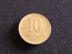 ARJANTİN; 10 CENTAVOS 1992
