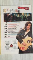 AKTÜEL -18 YETİŞKİNLERE YASAK DERGİ - SAYI 62 - 28 HAZİRAN / 4 TEMMUZ 2007 İLKER ÇALIŞKAN - CELINE DION - CÜNEYT ÇAKIM - PİLLİ BEBEK - BONEY M POSTERLERİ THE FRAY: VATANA MİLLETE FAYDALI GRUP - CEM KÖKSAL: GİTARIN EFENDİSİ - BU GRUBA DİKKAT: KAFEİN YALNIS: BURSA’NIN KAN KAYBEDEN ROCK SAHNESİ - KKTC’DE KONSER ŞOV: NIL, BONEY M, FUNDA ARAR, MFO JOE SATRIANI TÜRKİYE’DE: GİTARIN BABASI GELİYOR - TOOL DA BURADA: KURUÇEŞME’DE SAHNE ŞOVU ÇOK OKUYAN MI BİLİR, ÇOK GEZEN Mİ? DEV ARAŞTIRMA - DİL ÖĞRENMEK ŞART: ULUDAĞ’DA “ENGLISH IN ACTION” TEKNOLOJİ DÜNYASINDAN DİZİYE GÖRE ÜRÜNLER - ASTROLOJİ - YELKENCİ OLMAK İSTEYEN PARMAK KALDIRSIN - İLKER ÇALIŞKAN - CELINE DION - CÜNEYT ÇAKIM - PİLLİ BEBEK - BONEY M - THE FRAY - CEM KÖKSAL KAFEİN - YALNIS - LEYLA PULICE - ARMAĞAN SOYBAŞ - MERT ŞAHİN - BERTAN SAZAN - TOLGA ALTINDAL NİL KARAİBRAHİMGİL - FUNDA ARAR - MFO - JOE SATRIANI - TOOL - EDİP OZAN ÜÇOK ÇAĞLA KALAFAT - GÖKSAN GÖKTAŞ - SERHAT GURPINAR - İLKNUR ERKOÇAK - SELDA İBİŞ - AYSUN SUCU YUSUF 31 SAYFA