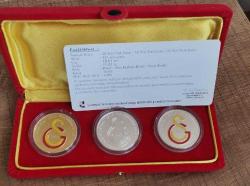 GALATASARAY SPOR KULUBÜ 100.YIL HATIRA PARA SETİ (2005) SATIŞ ADEDİ :1134( SERTİFİKALI)