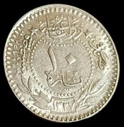 Mehmet Reşat 1327/7  10 Para Elgazi