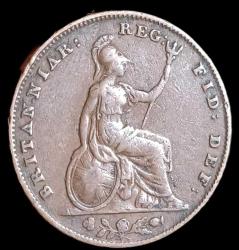 İngiltere 1854 Kraliçe Victoria 1/4 Penny