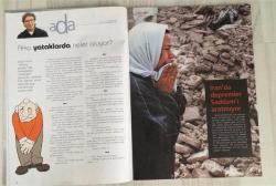 AKTÜEL HAFTALIK HABER DERGİSİ - SAYI 3 - 31 ARALIK 2003 / 8 OCAK 2004 2003 YILLIĞI: 146 SAYFA FOTOĞRAFLARLA YILIN ÖZETİ - 2004 KEHANETLERİ: TSUNAMİ, SAVAŞ, EVLİLİKLER, ŞAMPİYONLUKLAR - 300 YILLIK TIP KİTABI ÇÖPTEN ÇIKTI: AKDİKEN KÖKÜ İKTİDARSIZLIĞA ÇARE - “ERTESİ GÜN” HAPI TÜRKİYE’DE - ESTETİK DOSYASI: BURUN VE KULAK AMELİYATLARINDA DOKTOR SEÇİMİ - TERMAL AKUPUNKTUR ÇILGINLIĞI: SABAH 06:00’DA SIRA VAR - AJDAR: “BEN ERKEK SHAKIRA’YIM” - MÜJDAT GEZEN KİTAP KRIZİ: ERDAL ÖZ’E KIRGIN - BİR İSTANBUL MASALI’NIN PRENSLERİ: MEHMET ASLANTUĞ & OZAN GÜVEN - GÜLBEN ERGEN, SERAY SEVER, DENİZ SEKİ EVLENECEK - POPSTAR VE SERSERİ: GAMZE ÖZÇELİK EKRANI PARSELLEDİ - EROL EVGİN “İBADETİM”LE GERİ DÖNDÜ - FERİDUN DÜZAĞAÇ’TAN DÖRDÜNCÜ ALBÜM - TARANTINO’DAN “KILL BILL”: KAN GÖVDEYİ GÖTÜRÜYOR - HARRY CONNICK JR. VE MYSLOVITZ AVRUPA LİSTELERİNDE - GÜLBEN ERGEN - SERAY SEVER - DENİZ SEKİ - GAMZE ÖZÇELİK - EROL EVGİN - FERİDUN DÜZAĞAÇ - BÜRGE ÖZTÜRK - DEVRİM İLLERİ - QUENTIN TARANTINO - HARRY CONNICK JR. 98 SAYFA