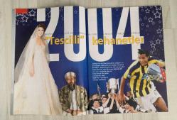 AKTÜEL HAFTALIK HABER DERGİSİ - SAYI 3 - 31 ARALIK 2003 / 8 OCAK 2004 2003 YILLIĞI: 146 SAYFA FOTOĞRAFLARLA YILIN ÖZETİ - 2004 KEHANETLERİ: TSUNAMİ, SAVAŞ, EVLİLİKLER, ŞAMPİYONLUKLAR - 300 YILLIK TIP KİTABI ÇÖPTEN ÇIKTI: AKDİKEN KÖKÜ İKTİDARSIZLIĞA ÇARE - “ERTESİ GÜN” HAPI TÜRKİYE’DE - ESTETİK DOSYASI: BURUN VE KULAK AMELİYATLARINDA DOKTOR SEÇİMİ - TERMAL AKUPUNKTUR ÇILGINLIĞI: SABAH 06:00’DA SIRA VAR - AJDAR: “BEN ERKEK SHAKIRA’YIM” - MÜJDAT GEZEN KİTAP KRIZİ: ERDAL ÖZ’E KIRGIN - BİR İSTANBUL MASALI’NIN PRENSLERİ: MEHMET ASLANTUĞ & OZAN GÜVEN - GÜLBEN ERGEN, SERAY SEVER, DENİZ SEKİ EVLENECEK - POPSTAR VE SERSERİ: GAMZE ÖZÇELİK EKRANI PARSELLEDİ - EROL EVGİN “İBADETİM”LE GERİ DÖNDÜ - FERİDUN DÜZAĞAÇ’TAN DÖRDÜNCÜ ALBÜM - TARANTINO’DAN “KILL BILL”: KAN GÖVDEYİ GÖTÜRÜYOR - HARRY CONNICK JR. VE MYSLOVITZ AVRUPA LİSTELERİNDE - GÜLBEN ERGEN - SERAY SEVER - DENİZ SEKİ - GAMZE ÖZÇELİK - EROL EVGİN - FERİDUN DÜZAĞAÇ - BÜRGE ÖZTÜRK - DEVRİM İLLERİ - QUENTIN TARANTINO - HARRY CONNICK JR. 98 SAYFA