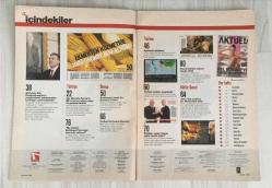 YENİ AKTÜEL HAFTALIK HABER DERGİSİ - SAYI 3 - 31 ARALIK 2003 / 8 OCAK 2004 2003 YILLIĞI: 146 SAYFA FOTOĞRAFLARLA YILIN ÖZETİ - 2004 KEHANETLERİ: TSUNAMİ, SAVAŞ, EVLİLİKLER, ŞAMPİYONLUKLAR - 300 YILLIK TIP KİTABI ÇÖPTEN ÇIKTI: AKDİKEN KÖKÜ İKTİDARSIZLIĞA ÇARE - “ERTESİ GÜN” HAPI TÜRKİYE’DE - ESTETİK DOSYASI: BURUN VE KULAK AMELİYATLARINDA DOKTOR SEÇİMİ - TERMAL AKUPUNKTUR ÇILGINLIĞI: SABAH 06:00’DA SIRA VAR - AJDAR: “BEN ERKEK SHAKIRA’YIM” - MÜJDAT GEZEN KİTAP KRIZİ: ERDAL ÖZ’E KIRGIN - BİR İSTANBUL MASALI’NIN PRENSLERİ: MEHMET ASLANTUĞ & OZAN GÜVEN - GÜLBEN ERGEN, SERAY SEVER, DENİZ SEKİ EVLENECEK - POPSTAR VE SERSERİ: GAMZE ÖZÇELİK EKRANI PARSELLEDİ - EROL EVGİN “İBADETİM”LE GERİ DÖNDÜ - FERİDUN DÜZAĞAÇ’TAN DÖRDÜNCÜ ALBÜM - TARANTINO’DAN “KILL BILL”: KAN GÖVDEYİ GÖTÜRÜYOR - HARRY CONNICK JR. VE MYSLOVITZ AVRUPA LİSTELERİNDE - MEHMET ASLANTUĞ - OZAN GÜVEN - MÜJDAT GEZEN - ERDAL ÖZ - AJDAR - GÜLBEN ERGEN - SERAY SEVER - DENİZ SEKİ - GAMZE ÖZÇELİK - EROL EVGİN - FERİDUN DÜZAĞAÇ  98 SAYFA