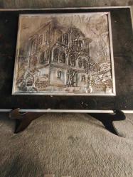 El Yapımı Alüminyum Rölyef Tablo