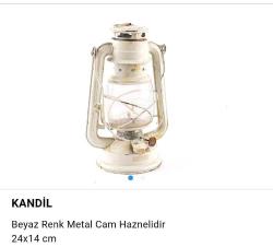 Gemici Feneri, Nadir Çıkan Küçük Boy Beyaz Renkli Gemici Feneri Sorunsuz.