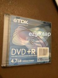 tdk dvd tekli boş kutulu dvd (ambalajı açılmamış)