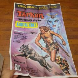 TARKAN FİLM AFİŞİ. SONRADAN ÇOĞALTMA BASKIDIR. ORJ. DEĞİLDİR.