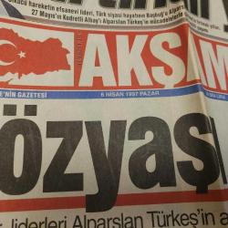 1997 YILI ALPASLAN TÜRKEŞ VEFAT HABERİ SAYISI