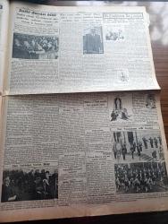 Cumhuriyet Gazetesi - 31 Mart 1940 - Almanya harbi yalnız başarmaya mecburdur yazan Nadir Nadi Başmakale - balkanlarda devamlı sulh isteyen bir kuvvetli Türkiye vardır - Şarkta sulhun garantisini teşkil eden Türk Fransız mukavelesinin Ankara'da imza merasimi fotoğraf - Churchill dün yeni tedbirleri anlattı Almanya'yı bitaraflardan istifade ettirmeyeceğiz dedi - dün şiddetli topçu muharebelerine sahne alan garp cephesinde bir Fransız bataryası faaliyette fotoğraf - harp kurbanı millet finlandiya'da 250.000 yaralı var - meğer Avrupa harbini Roosevelt hazırlamış - Churchill sovyetlere harp ilan etmeyeceğiz Tek hedefimiz Nazi Almanyası - Türkiye Suriye dostluk anlaşması Ankara'da imzalandı fotoğraf - mektep talebeleri bir örnek elbise giyecekler - yeni şekilde Karagöz ve kukla - Safiye Ayla konseri Beyazıt Marmara sinemasında - milyonerler barı filmi Lale sinemasında - Hacı Resul ve Ölüm Jeplini filmi Pangaltı Akın sinemasında - bugünkü radyo programı - pazardan pazara yazan Server Bedi