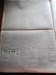 Cumhuriyet Gazetesi - 31 Mart 1940 - Almanya harbi yalnız başarmaya mecburdur yazan Nadir Nadi Başmakale - balkanlarda devamlı sulh isteyen bir kuvvetli Türkiye vardır - Şarkta sulhun garantisini teşkil eden Türk Fransız mukavelesinin Ankara'da imza merasimi fotoğraf - Churchill dün yeni tedbirleri anlattı Almanya'yı bitaraflardan istifade ettirmeyeceğiz dedi - dün şiddetli topçu muharebelerine sahne alan garp cephesinde bir Fransız bataryası faaliyette fotoğraf - harp kurbanı millet finlandiya'da 250.000 yaralı var - meğer Avrupa harbini Roosevelt hazırlamış - Churchill sovyetlere harp ilan etmeyeceğiz Tek hedefimiz Nazi Almanyası - Türkiye Suriye dostluk anlaşması Ankara'da imzalandı fotoğraf - mektep talebeleri bir örnek elbise giyecekler - yeni şekilde Karagöz ve kukla - Safiye Ayla konseri Beyazıt Marmara sinemasında - milyonerler barı filmi Lale sinemasında - Hacı Resul ve Ölüm Jeplini filmi Pangaltı Akın sinemasında - bugünkü radyo programı - pazardan pazara yazan Server Bedi