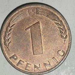 ALMANYA 1969 J   1 PFENNIG
