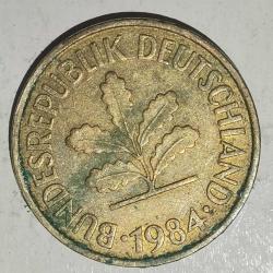 ALMANYA 1984 D    5 PFENNIG