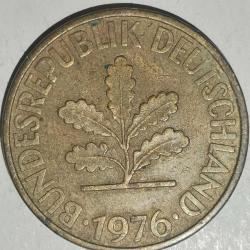 ALMANYA 1976 D    10  PFENNIG