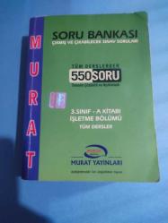 MURAT YAYINLARI 3. SINIF A KİTABI İŞLETME BÖLÜMÜ TÜM DERSLER SORU BANKASI - ÇIKMIŞ VE ÇIKABİLECEK SINAV SORULARI