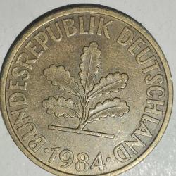 ALMANYA 1984 G     10  PFENNIG