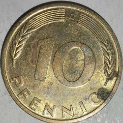 ALMANYA 1996 A     10  PFENNIG