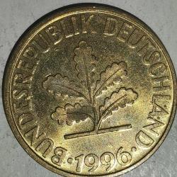 ALMANYA 1996 A     10  PFENNIG