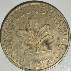 ALMANYA 1982 F     10  PFENNIG