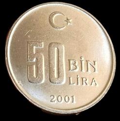 2001 50 Bin Lira