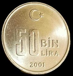 2001 50 Bin Lira