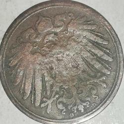 ALMANYA 1892 D   1 PFENNIG