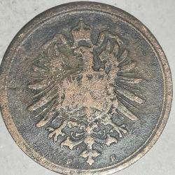 ALMANYA 1898 F    1 PFENNIG