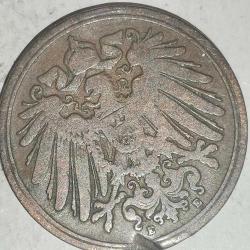 ALMANYA 1892  E     1 PFENNIG