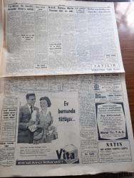 Cumhuriyet Gazetesi - 8 Aralık 1960 - Milli Birlik Komitesi Kurucu Meclis Yasasını Kabul Etti - Devlet Teşekküllerinin Bünyeleri Düzeltilecek - Milli Birlik Komitesi üyeleri Dün Büyük Millet Meclisine gelirlerken fotoğraf - Yüksek Adalet Divanı Başkanı Salim Başol Ve Arkadaşları Tiyatroya Gittiler - Yeşilhisar ile Geyikli Dosyaları Divan'a verildi - SEKA İşletmesi Genel Müdürü Enver Atafırat Ve Arkadaşları Dünkü Duruşmalarında fotoğraf - Teknik Üniversite'de affedilen öğretim üyeleri -  Adnan Menderes'i Karşılamak İçin SEKA'da Yapılan Yolsuzluk - 191 Düşük'ün Gayrimeşru Servetleri 75,827,404 Lira - 10. Köy Yazan Fakir Baykurt Yazı Dizisi -1860 Yılında İstanbul Yazan Haluk Yusuf Şehsuvaroğlu - Fransız Ordusunun İkiye Bölünmesi Tehlikesi Belirdi - Vatan cephesi yazan Burhan Felek  - Tunus Spor Festivaline Genç Takımımız  Katılacak -  Galatasaray Dün Gidemedi Bugün Hareket Ediyor - Sporda Eksiğimiz Doktor yazan Erdoğan Arıpınar - Totoda 13 maçı bilen 170 bin lira alacak  - Arçelik - Nivea