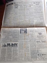 Cumhuriyet Gazetesi - 10 Aralık 1960 - Meclisi halka sevdirmek yazan Nadir Nadi Başmakale - Turhan Feyzioğlu Projesi Komite Çalışmalarında Ön Planda - Topkapı Davası Tanıklarından Biri Hakkında Yalan Şahadetten Takibat Açılmasına Karar Verildi - Yassıada İntibaları Yazan Yaşar Kemal - Örtülü Ödenek Davasında İleri Sürülen İddia Fiyasko Verdi - Cihad Baban  Vasfi Raşit Sevig Ahmet Şükrü Esmer Şahap Gürler fotoğraf - Refik Tulga Belediye Başkan Vekili Olarak Konuştu - emniyet amiri Mahmut Nedim dünkü duruşmada sanıkları itham ediyor fotoğraf - Ankara Üniversitesinin Atfedilen Üyelerle İlgili Kanun Teklifi - 10. Köy Yazan Fakir Baykurt Yazı Dizisi - Kiliselerin Birleştirilmesi İçin Müzakereler Yapılacak - Dünya Tarihini Değiştiren İki Bomba - Resimli Roman Başkasının Günahı Çizen Yves Sayol Yazı Dizisi - Kuran Ve Ezanın Türkçeleştirilmesi - Olimpiyat Köyünde Türk Caddesi  fotoğraf - Galatasaray Takımı Dün İzmir'e Gitti - Fenerbahçe PTT maçı - İstanbulspor Şekerhilal Maçı