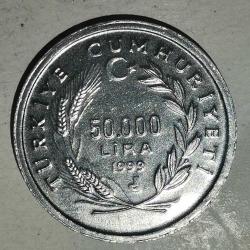 TÜRKİYE  1999   50.000  LİRA    HATIRA  FAO - Gıda Güvenliği