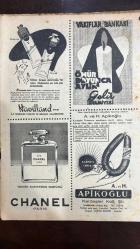 YELPAZE RESİMLİ SALON MECMUASI DERGİSİ - SAYI : 165 - 10 AĞUSTOS 1955 -  LA CACHIRRA - PEPE SANTI - SOMERSET MAUGHAN - NAILE TÜRK - HATIRA DEFTERİ - ERDENİN - BAYRAKTARIN NİŞANLISI- HATIRA DEFTERİ HİKAYESİ - ERDENİN HİKAYESİ - BAYRAKTARIN NİŞANLISI HİKAYESİ YAZAN : SOMERSET MAUGHAN ÇEVİREN : NAILE TÜRK - CURRITO - ROSALIA - LA CACHIRRA - PILAR - PEPE SANTI - ÖMER SAKIP - JOHN STEINBECK - HALUK BİTEK - BAYRAKTARIN NİŞANLISI - AHİRETTEN CEVAPLAR - KAHVALTI - BAYRAKTARIN NİŞANLISI HİKAYESİ YAZAN : SOMERSET MAUGHAN ÇEVİREN : NAILE TÜRK  AHİRETTEN CEVAPLAR HİKAYESİ YAZAN : ÖMER SAKIP  KAHVALTI HİKAYESİ YAZAN : JOHN STEINBECK ÇEVİREN : HALUK BİTEK - MEHMED SEYDA - BU NE DEMEK - HAYAL SEVENLER GELİN - BU NE DEMEK HİKAYESİ YAZAN : MEHMED SEYDA - 34 SAYFA