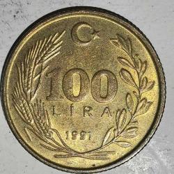 TÜRKİYE  1991   100  LİRA
