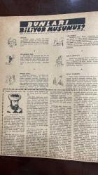 YELPAZE RESİMLİ SALON MECMUASI DERGİSİ - SAYI : 129 - 1 ARALIK 1954 -FRANKO - KORRADO - NORMA - VILMA - D. DAMIANI - GIULIO BONGINI - N. LATINO - ZEKİ MÜREN - BELGİN DORUK - NEŞE YULAÇ - BEHZAT BUTAK - REŞİT BARAN - AYTEN ÇANKAYA - MUZAFFER TEMA - ALEV ELMAS - ADNAN ATALA - NERİMAN KÖKSAL - YILMAZ DURU - NIHAN DUMAN - CIHAN IŞIK - SULTAN MAHMUT - KENAN ORKAN - MİM SİN - MESUM GÜNAH - YERLİ FİLMLER - ÖLDÜREN SIR - SON BESTE - ÖLÜM YOLCULARI - OYUNCU KIZ - CURCUNA - İHTİYARIN SAKALI - BULUNMUŞ BUROSU - BANA KARŞI - MESUM GÜNAH HİKAYESİ YAZAN : D. DAMIANI - İHTİYARIN SAKALI HİKAYESİ YAZAN : KENAN ORKAN - BANA KARŞI HİKAYESİ YAZAN : MİM SİN - CHARLES VILO - RUISSON - IBNI SINA - ABU ABDULLAH NATILI - FARABI - WALTER RALEIGH - LADY ELIZABETH RALEIGH - BUNLARI BİLİYOR MUSUNUZ - RESSAM - ÇÖL GEMİSİ - BİR BARDAK BAL - HURMA AĞACI - MEŞHUR FİLOZOFLAR SERİSİ - KOCA SADAKATİ - PEMBE KLOROFİL - EVLİLİKTE AŞK MI PARA MI - BUNLARI BİLİYOR MUSUNUZ HİKAYESİ - İBNİ SİNA HİKAYESİ - KOCA SADA  - 30 SAYFA